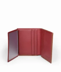 Homme Bosanova Portefeuilles | Portefeuille en cuir marron avec logo gravé
