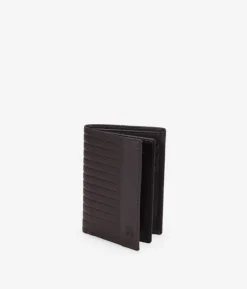 Homme Bosanova Portefeuilles | Portefeuille en cuir marron sans bourse