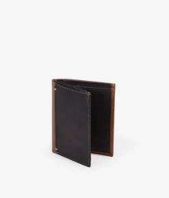 Homme Bosanova Portefeuilles | Portefeuille en cuir marron avec porte-monnaie