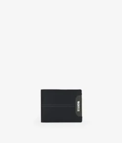 Homme Bosanova Portefeuilles | Portefeuille en cuir noir sans porte-monnaie