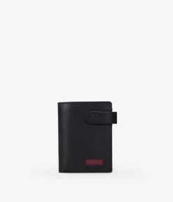Homme Bosanova Portefeuilles | Portefeuille en cuir noir avec porte-monnaie