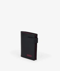 Homme Bosanova Portefeuilles | Portefeuille en cuir noir avec porte-monnaie