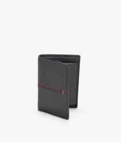 Homme Bosanova Porte-monnaie Homme | Portefeuilles | Portefeuille en cuir noir avec sac à main