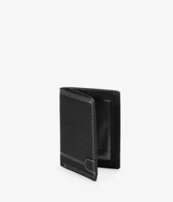 Homme Bosanova Portefeuilles | Portefeuille en cuir noir sans bourse