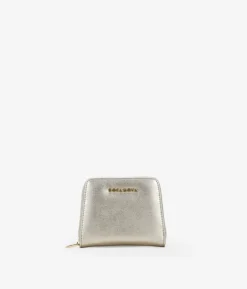 Femme Bosanova Porte-monnaie | Portefeuille en cuir vegan doré