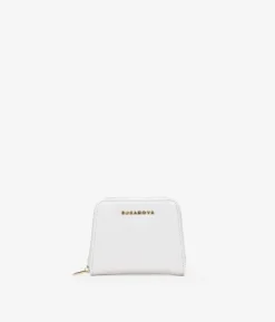 Femme Bosanova Porte-monnaie | Portefeuille en cuir vegan blanc