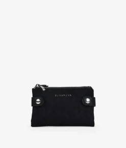 Femme Bosanova Portefeuilles | Portefeuille moyen noir avec imprimé