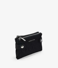 Femme Bosanova Portefeuilles | Portefeuille moyen noir avec imprimé