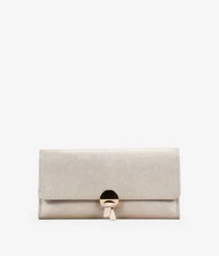 Femme Bosanova Portefeuilles | Portefeuille plat de couleur or