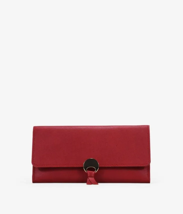 Femme Bosanova Portefeuilles | Portefeuille plat en rouge