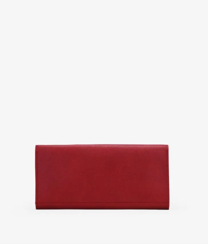 Femme Bosanova Portefeuilles | Portefeuille plat en rouge