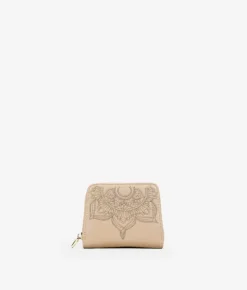 Femme Bosanova Porte-monnaie | Porte-monnaie beige avec mandala