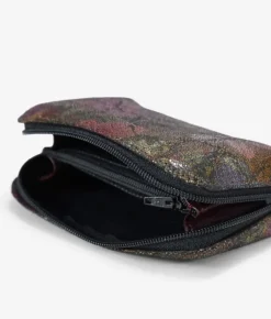 Femme Bosanova Porte-monnaie | Porte-monnaie en cuir gravé kaki