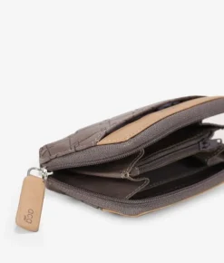 Femme Bosanova Porte-monnaie | Porte-monnaie en cuir taupe