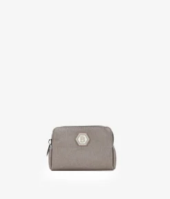 Femme Bosanova Porte-monnaie | Porte-monnaie en vison avec fermeture éclair et logo