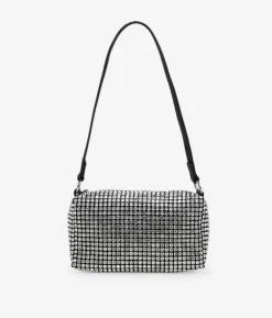 Bosanova Sac Minaudières | Sacs Porté Épaule | Sac à bandoulière argenté brillant