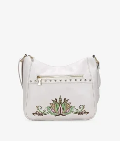 Bosanova Sacs À Bandoulière | Sac à bandoulière beige avec broderie