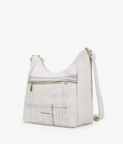 Bosanova Sacs À Bandoulière | Sac à bandoulière beige avec broderie