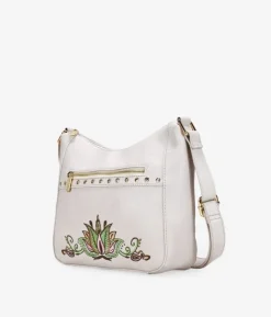 Bosanova Sacs À Bandoulière | Sac à bandoulière beige avec broderie