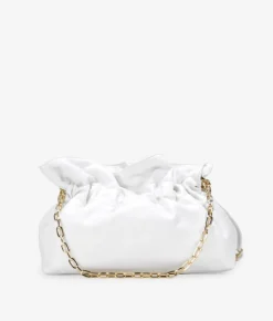 Bosanova Sacs À Bandoulière | Sacs Porté Épaule | Sac à bandoulière blanc avec chaîne