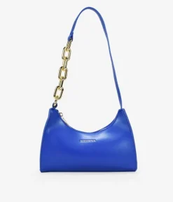 Bosanova Sacs Porté Épaule | Petits Sacs | Sac à bandoulière bleu avec chaîne