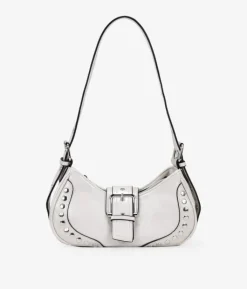 Bosanova Sacs Porté Épaule | Petits Sacs | Sac à bandoulière clouté blanc