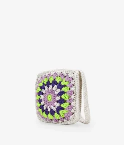 Bosanova Sacs À Bandoulière | Sacs Raphia Et Crochet | Sac à bandoulière en crochet lilas