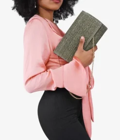 Bosanova Sac Minaudières | Petits Sacs | Sac à bandoulière en raphia