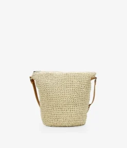 Bosanova Sacs À Bandoulière | Sacs Raphia Et Crochet | Sac à bandoulière en raphia beige