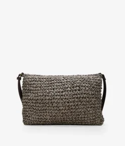 Bosanova Sacs À Bandoulière | Sacs Raphia Et Crochet | Sac à bandoulière en raphia marron