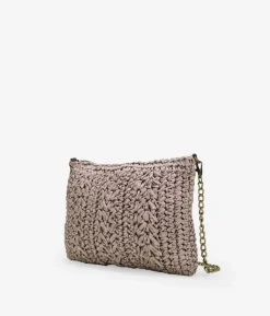 Bosanova Sacs À Bandoulière | Sacs Raphia Et Crochet | Sac à bandoulière en raphia marron