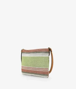 Bosanova Sacs À Bandoulière | Sacs Raphia Et Crochet | Sac à bandoulière en raphia vert