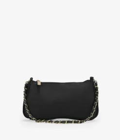 Bosanova Sac Minaudières | Sacs Porté Épaule | Sac à bandoulière noir avec chaîne