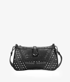 Bosanova Sacs Porté Épaule | Petits Sacs | Sac à bandoulière noir avec clous