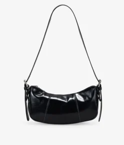 Bosanova Sacs Porté Épaule | Petits Sacs | Sac à bandoulière noir vintage avec fermeture éclair
