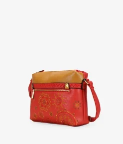 Bosanova Sacs À Bandoulière | Sac à bandoulière rouge avec broderie