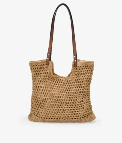 Bosanova Sacs Raphia Et Crochet | Sacs Porté Épaule | Sac à bandoulière toast au crochet