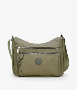 Bosanova Sacs À Bandoulière | Sac à bandoulière vert avec fermetures éclair