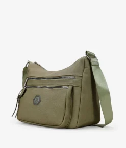 Bosanova Sacs À Bandoulière | Sac à bandoulière vert avec fermetures éclair