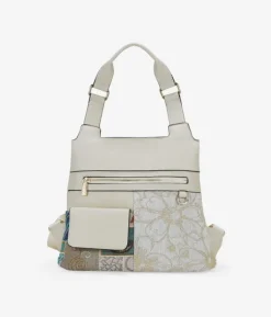 Bosanova Sacs À Dos | Sac à dos antivol beige avec poches
