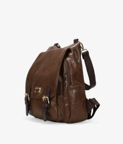 Bosanova Sacs À Dos | Sac à dos de sport marron à rabat et boucles