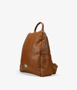 Bosanova Sacs À Dos | Sac à dos en cuir avec fermeture éclair et poches latérales
