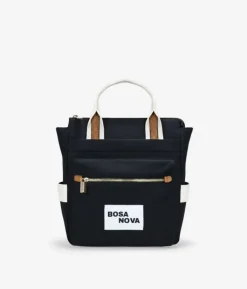 Bosanova Sacs À Dos | Sac à dos en toile noire avec poches