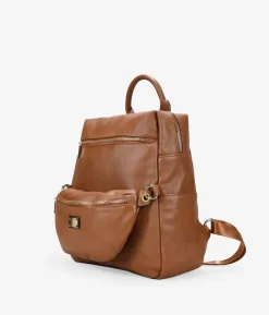 Bosanova Sacs À Dos | Sac à dos marron avec sac banane