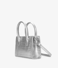 Bosanova Sacs À Bandoulière | Petits Sacs | Sac à main argenté avec fermeture éclair