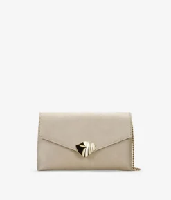 Bosanova Sac Minaudières | Petits Sacs | Sac à main beige avec fermoir doré