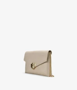 Bosanova Sac Minaudières | Petits Sacs | Sac à main beige avec fermoir doré