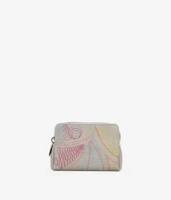 Femme Bosanova Porte-monnaie | Sac à main couleur pierre avec détails brodés