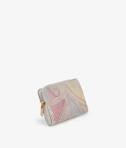 Femme Bosanova Porte-monnaie | Sac à main couleur pierre avec détails brodés