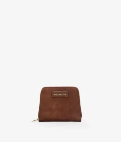 Femme Bosanova Porte-monnaie | Sac à main en cuir avec fermeture éclair et logo